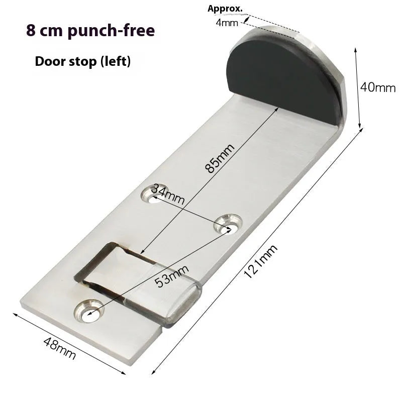 Fast Food Restaurant Door Stop Locator Stainless Steel Door Stop - Bellarte Enchanté Fast Food Restaurant Door Stop Locator Stainless Steel Door Stop